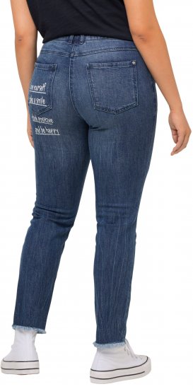 Ulla Popken Positive Thoughts Slim Leg Sarah Fit Stretch Jeans Blue Denim - VÊTEMENTS FEMME 40-66 - 