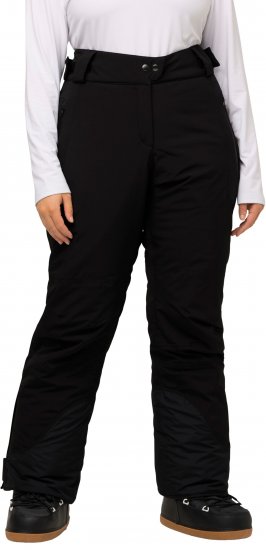 Ulla Popken HYPRAR Triple Function Ski Pants Black - Jeans & Pantalons Femme Grandes Tailles – Plus Size - 