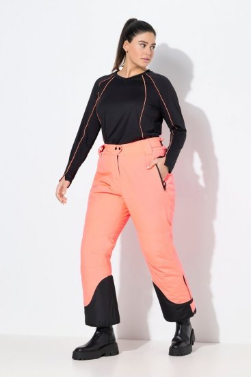 Ulla Popken HYPRAR Triple Function Ski Pants Neon Pink - Vêtements de ski - 