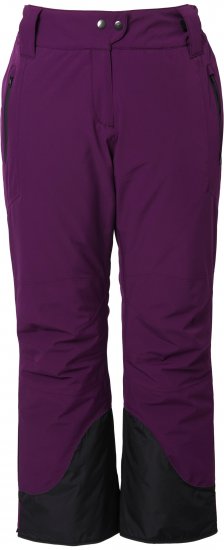 Ulla Popken HYPRAR Triple Function Ski Pants Grape Red - Jeans & Pantalons Femme Grandes Tailles – Plus Size - 