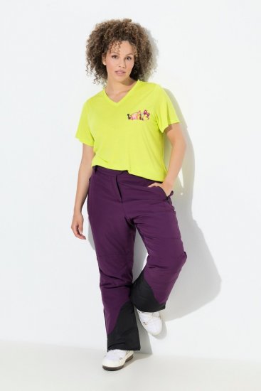 Ulla Popken HYPRAR Triple Function Ski Pants Grape Red - Vêtements de ski - 
