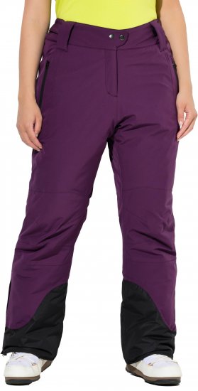 Ulla Popken HYPRAR Triple Function Ski Pants Grape Red - Jeans & Pantalons Femme Grandes Tailles – Plus Size - 
