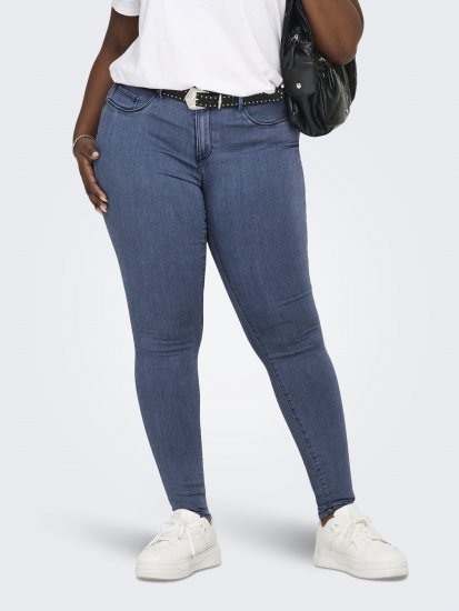 Only Carmakoma Thunder Life Skinny Fit Jeans Blue - Skinny - 