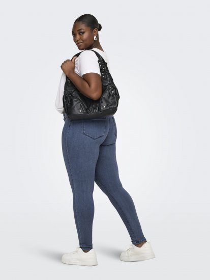 Only Carmakoma Thunder Life Skinny Fit Jeans Blue Denim - Jeans & Pantalons Femme Grandes Tailles – Plus Size - 