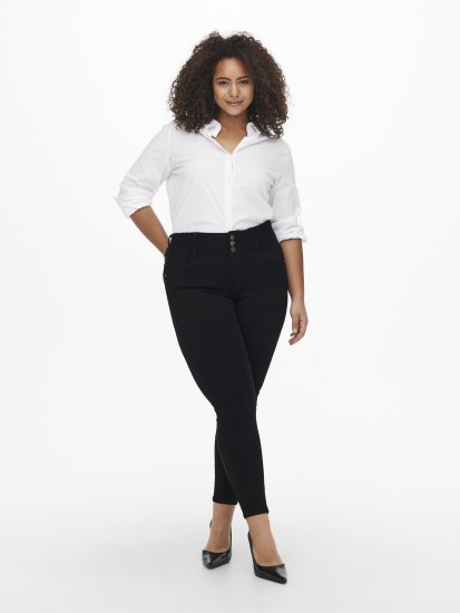 Only Carmakoma Anna Life Skinny Jeans Black - Jeans - 