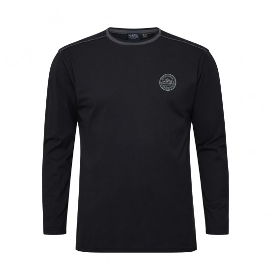 North Latitude Py Jersey O-Neck Long Sleeve Black - Sous-vêtements & bain - Sous-vêtements Grande Taille