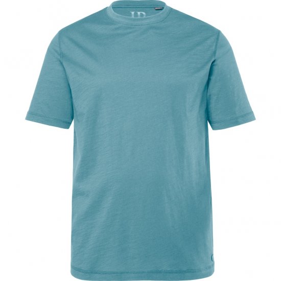 JP1880 T-Shirt Short Sleeve Soft Jersey Turquoise - T-shirts - T-shirts Homme Grande Taille
