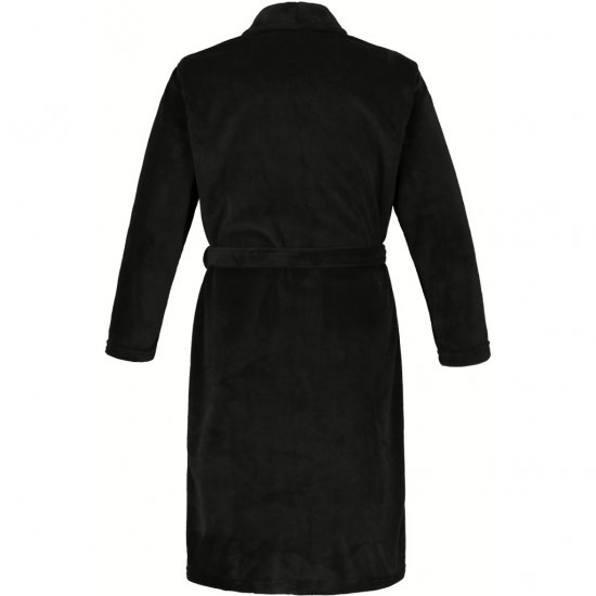 JP1880 Bathrobe with Spacious Patch Pockets Black - Sous-vêtements & bain - Sous-vêtements Grande Taille