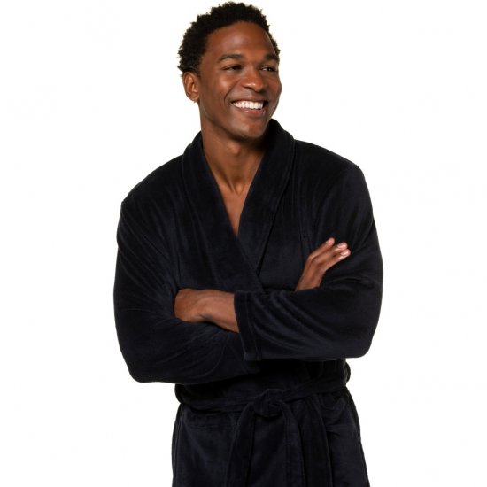JP1880 Bathrobe with Spacious Patch Pockets Dark Navy - Sous-vêtements & bain - Sous-vêtements Grande Taille
