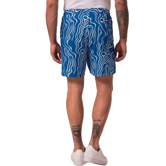 JP1880 Bermuda Shorts All-over Print Royal Blue - Shorts - Shorts hommes grande taille
