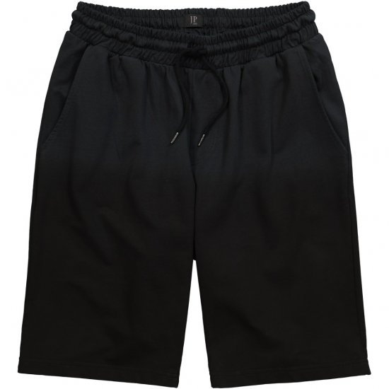 JP1880 Bermuda Sweatshorts DIpDye Black - Pantalons/Shorts de survêtement - Survêtement/jogging grandes tailles
