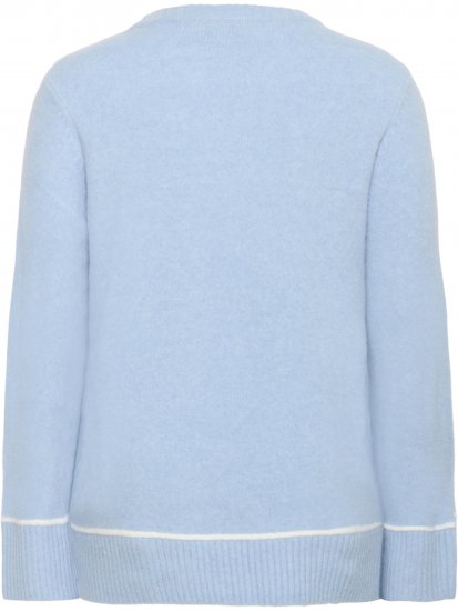 Kaffe Curve Jina Knit Pullover Powder Blue Melange - Pulls en maille - 