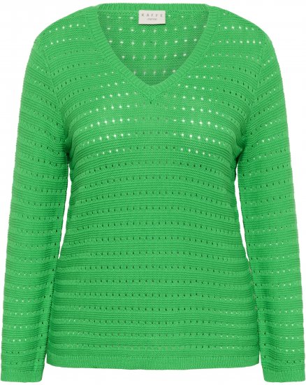 Kaffe Curve Metty Pullover Bright Green - Pulls en maille - 