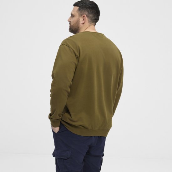 North Latitude Sweatshirt Army Green TALL - VÊTEMENTS HOMME MT-6XLT - Vêtements Tall Homme