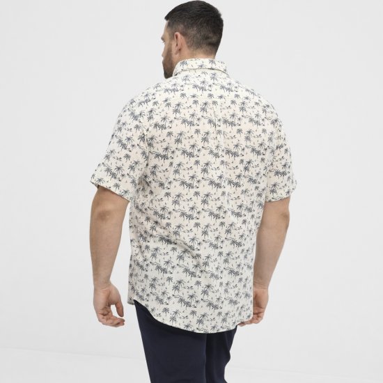 North Latitude Shirt Short Sleeve Off White - Chemises - Chemises Grandes Tailles Hommes