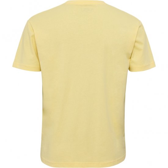 North Latitude T-Shirt Printed Short Sleeve Yellow - T-shirts - T-shirts Homme Grande Taille