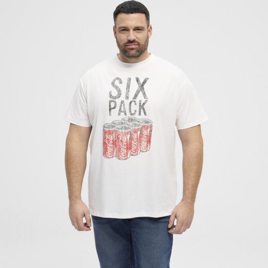 North Latitude T-Shirt Coca-Cola White - T-shirts - T-shirts Homme Grande Taille