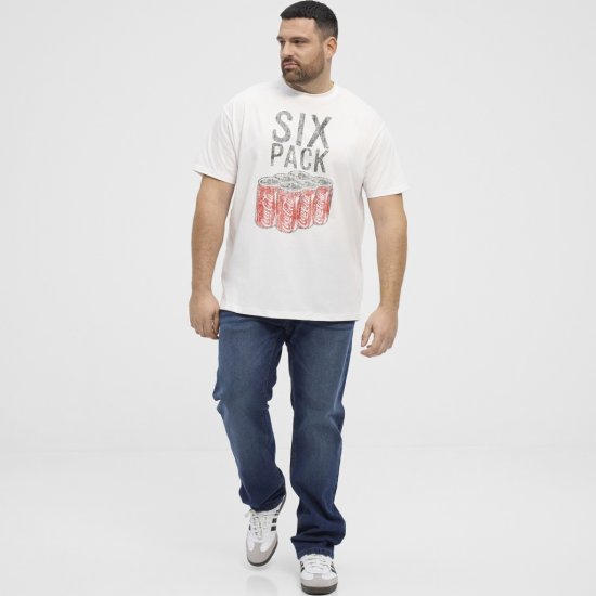 North Latitude T-Shirt Coca-Cola White - T-shirts - T-shirts Homme Grande Taille