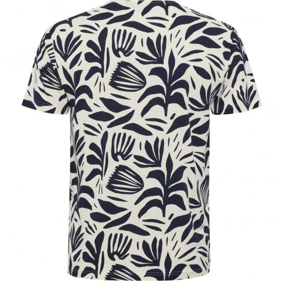 North Latitude T-shirt Allover Printed Navy - T-shirts - T-shirts Homme Grande Taille