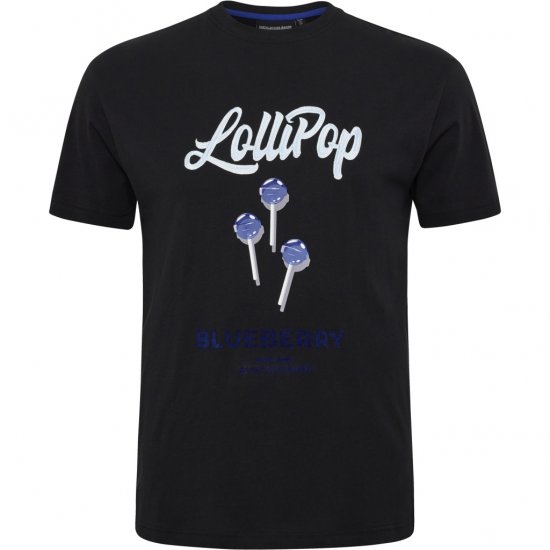 North Latitude T-Shirt Lollipop Black - T-shirts - T-shirts Homme Grande Taille