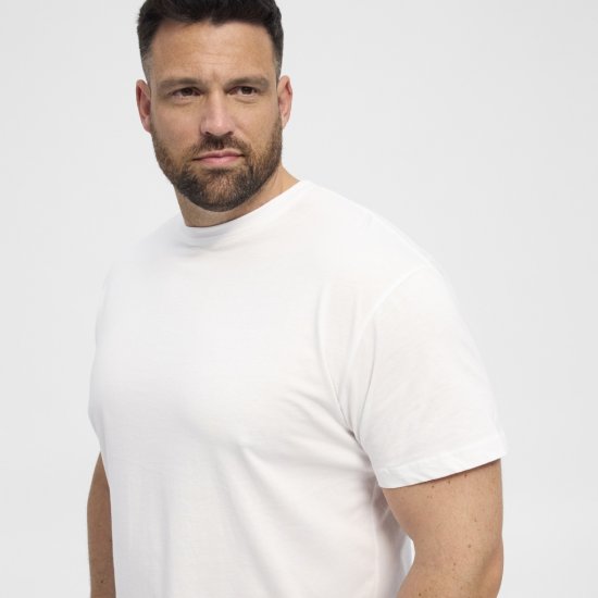 North Latitude T-Shirt 2-Pack White - T-shirts - T-shirts Homme Grande Taille