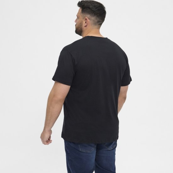 North Latitude T-Shirt 2-Pack Black - T-shirts - T-shirts Homme Grande Taille