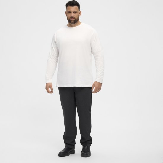 North Latitude T-Shirt Long Sleeve - T-shirts - T-shirts Homme Grande Taille