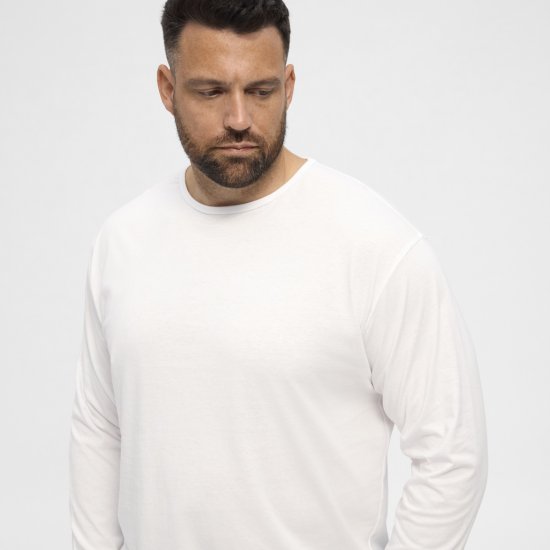 North Latitude T-Shirt Long Sleeve - T-shirts - T-shirts Homme Grande Taille