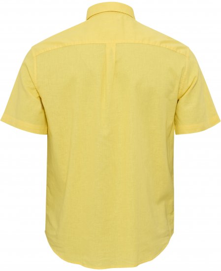 North Latitude Shirt Linen Cotton Short Sleeve TALL Yellow - VÊTEMENTS HOMME MT-6XLT - Vêtements Tall Homme