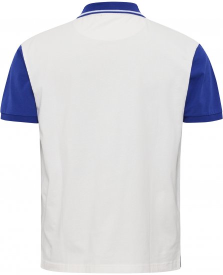 North Latitude Polo Short Sleeve Blue And White TALL - VÊTEMENTS HOMME MT-6XLT - Vêtements Tall Homme