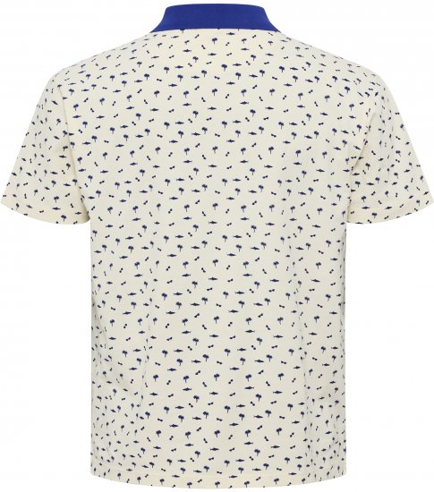 North Latitude Polo Pique Printed Off-White TALL - VÊTEMENTS HOMME MT-6XLT - Vêtements Tall Homme