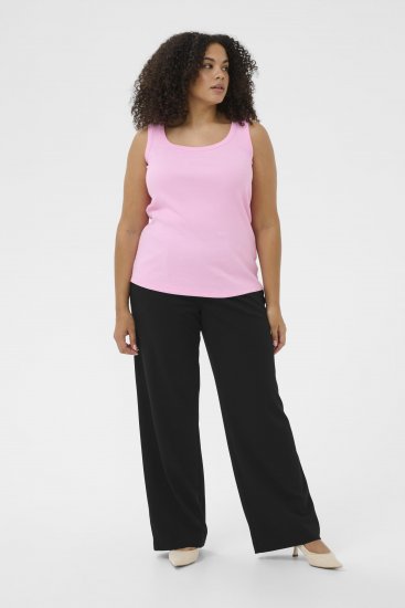 Kaffe Curve Pheolo Pants Black - Pantalons en tissu - 