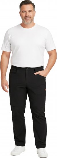 Dobsom Nebraska Pantalon à Jambes Amovibles Noir - Sport & outdoor - Vêtements de sport grande taille 