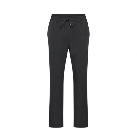 North Latitude Dress Pants Elastic Waist Dark Grey Melange - Pantalons - Pantalons Grande Taille Hommes