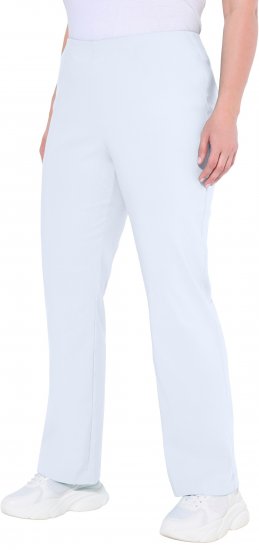Ulla Popken Classic Stretch Bengaline Comfort Pants Snow White - Jeans & Pantalons Femme Grandes Tailles – Plus Size - 