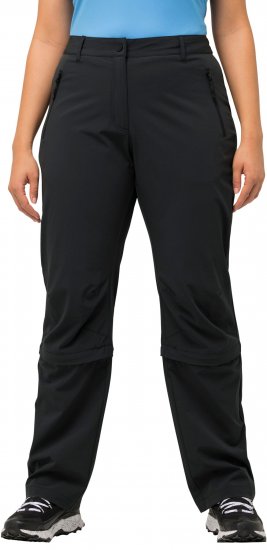 Ulla Popken Versatile Zip Off Leg Quick Dry Stretch Pants Navy - Jeans & Pantalons Femme Grandes Tailles – Plus Size - 