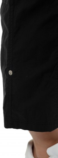 Ulla Popken Roll Tab Hem Stretch Cargo Pants Black - Jeans & Pantalons Femme Grandes Tailles – Plus Size - 