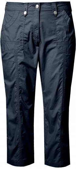 Ulla Popken Roll Tab Hem Stretch Cargo Pants Navy - Jeans & Pantalons Femme Grandes Tailles – Plus Size - 