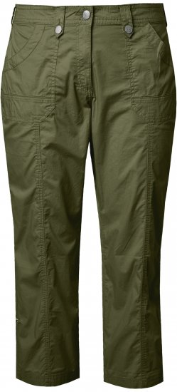 Ulla Popken Roll Tab Hem Stretch Cargo Pants Green - Jeans & Pantalons Femme Grandes Tailles – Plus Size - 