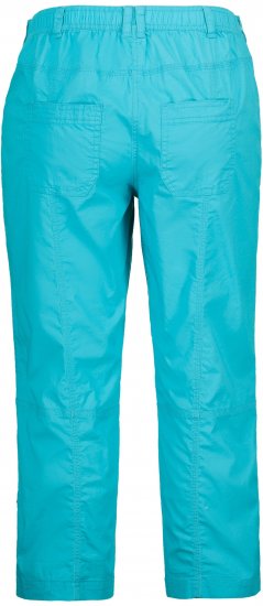 Ulla Popken Roll Tab Hem Stretch Cargo Pants Deep Aqua - Jeans & Pantalons Femme Grandes Tailles – Plus Size - 