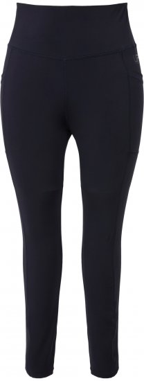 Ulla Popken High Waist Quick Dry Recycled Stretch Leggings Grey - Jeans & Pantalons Femme Grandes Tailles – Plus Size - 