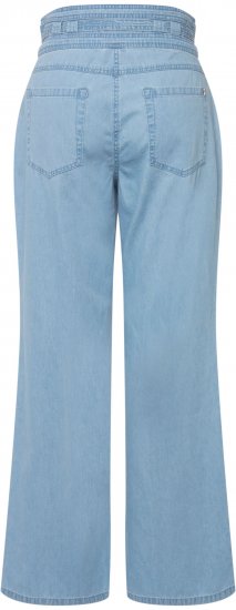 Ulla Popken Soft Denim Wide Leg Jeans Blue Denim - Jeans & Pantalons Femme Grandes Tailles – Plus Size - 