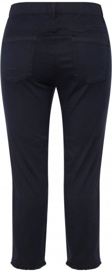 Ulla Popken Stretch Blend Bengaline Pants Navy - Jeans & Pantalons Femme Grandes Tailles – Plus Size - 