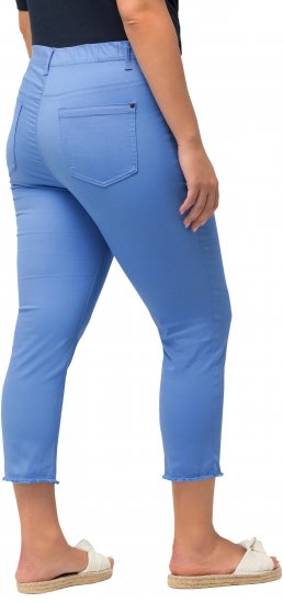 Ulla Popken Stretch Blend Bengaline Pants Blue - Jeans & Pantalons Femme Grandes Tailles – Plus Size - 