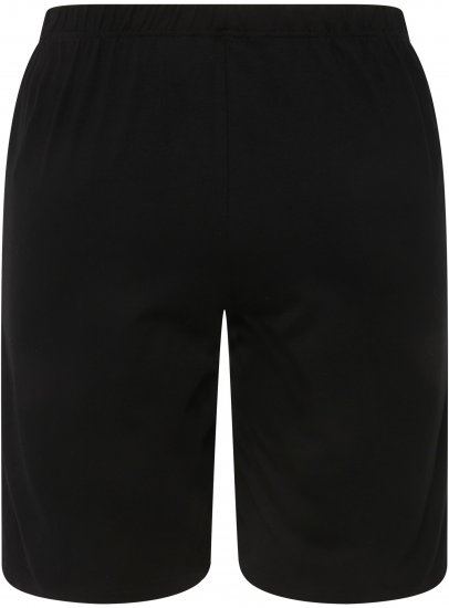 Ulla Popken Stretch Knit Bermuda Shorts Black - Jeans & Pantalons Femme Grandes Tailles – Plus Size - 