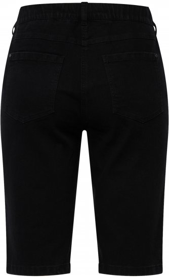 Ulla Popken Basic Denim Mandy Bermuda Shorts Black - Jeans & Pantalons Femme Grandes Tailles – Plus Size - 