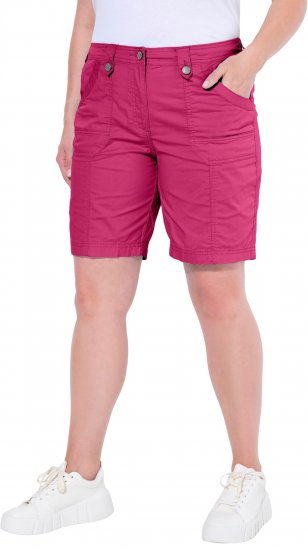Ulla Popken Cargo Bermuda Shorts Pale Lilac - Jeans & Pantalons Femme Grandes Tailles – Plus Size - 