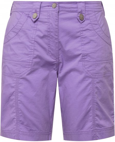 Ulla Popken Cargo Bermuda Shorts Pale Lilac - Jeans & Pantalons Femme Grandes Tailles – Plus Size - 