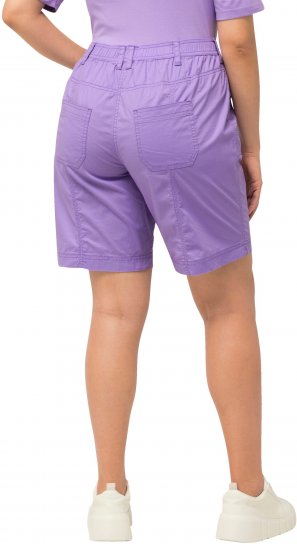 Ulla Popken Cargo Bermuda Shorts Pale Lilac - Jeans & Pantalons Femme Grandes Tailles – Plus Size - 