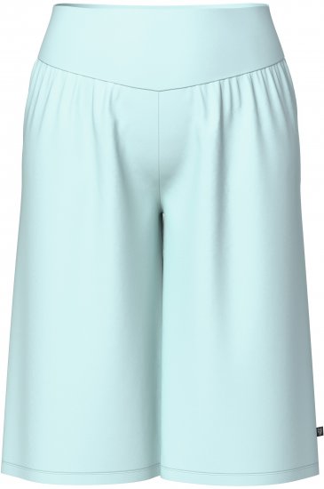 Ulla Popken Wide Leg Flared Bermuda Shorts Blue - Jeans & Pantalons Femme Grandes Tailles – Plus Size - 